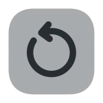 Refresh Left Square SVG Icon